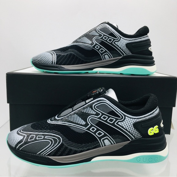 Gucci Ultrapace R Sneakers- Yellow/ Grey- 623109 - Picture 3 of 14